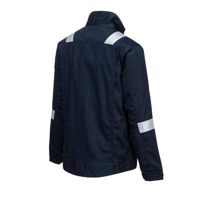 Portwest FR68 Bizflame Ultra Flame Retardant Jacket 1#colour_navy 2#colour_navy 3#colour_navy