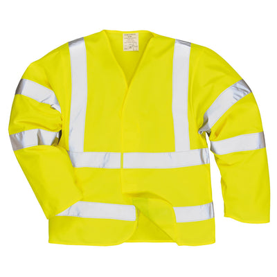 Portwest FR73 Hi Vis Jacket Flame Resistant Yellow Main#colour_yellow