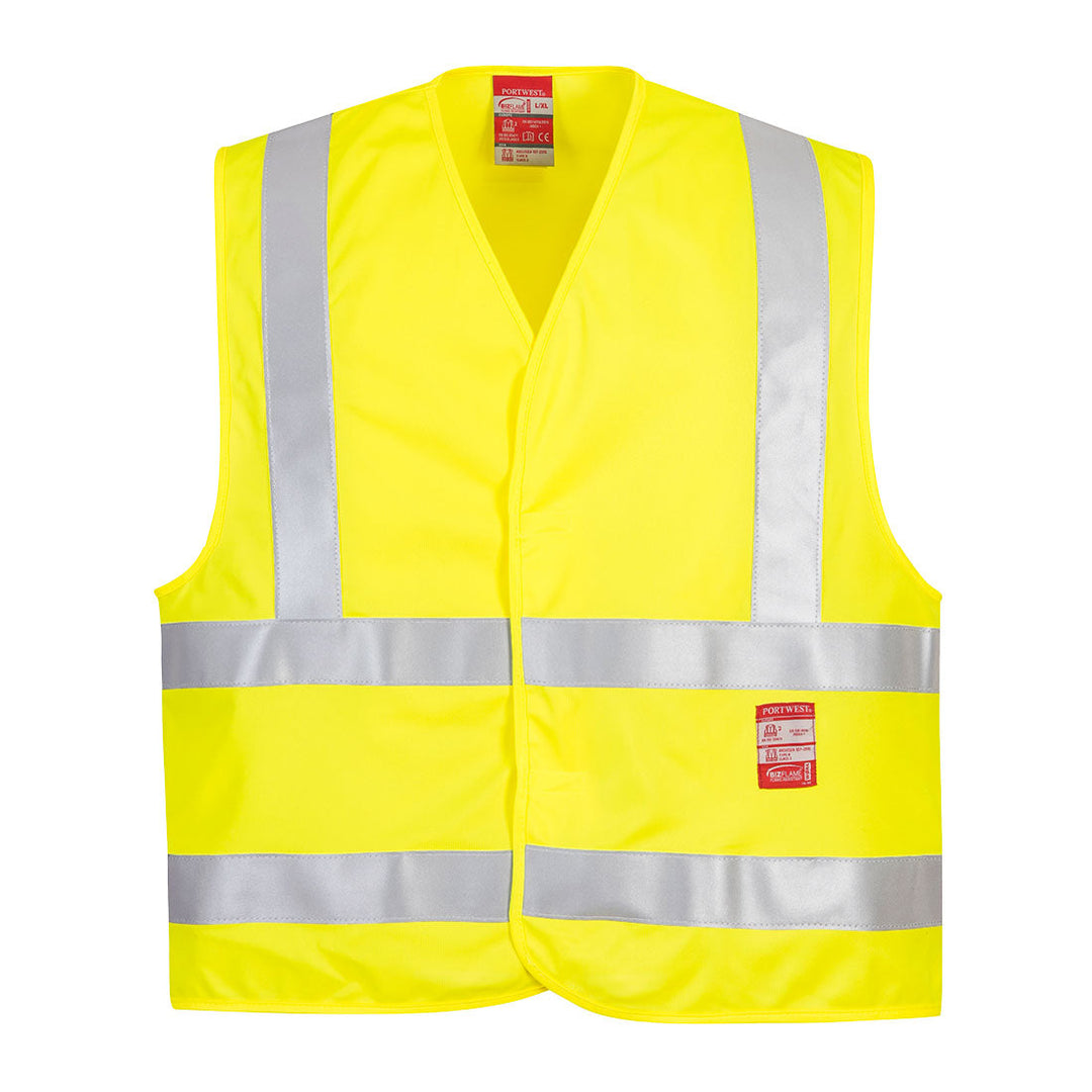 Portwest FR75 Hi Vis FR Vest 1#colour_yellow