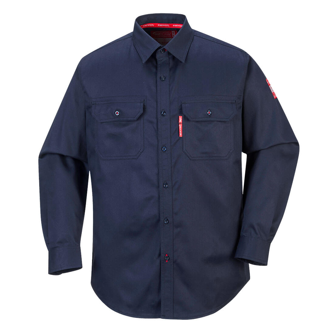 Portwest FR89 Bizflame 88/12 FR Shirt 1#colour_navy