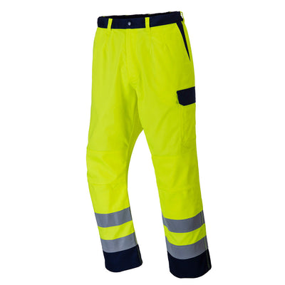 Portwest FR92 Hi Vis Bizflame Pro Flame Retardant Trousers 1#colour_yellow 2#colour_yellow