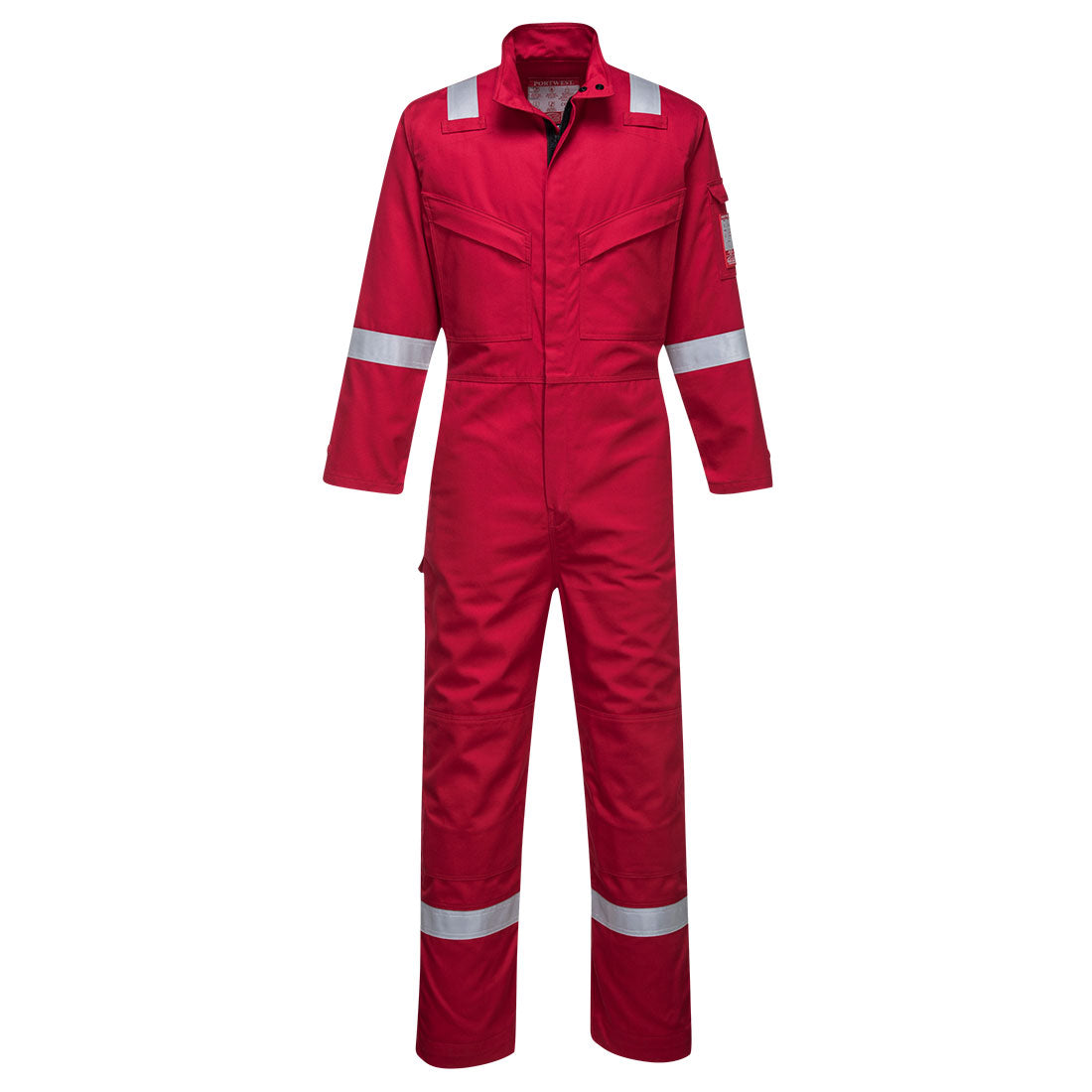 Portwest FR93 Bizflame Ultra Coveralls - Flame Retardant 1#colour_red