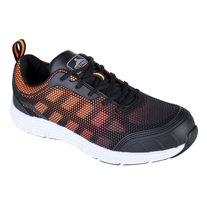 Portwest FT15 Steelite Tove Trainers S1P 1#colour_black-orange