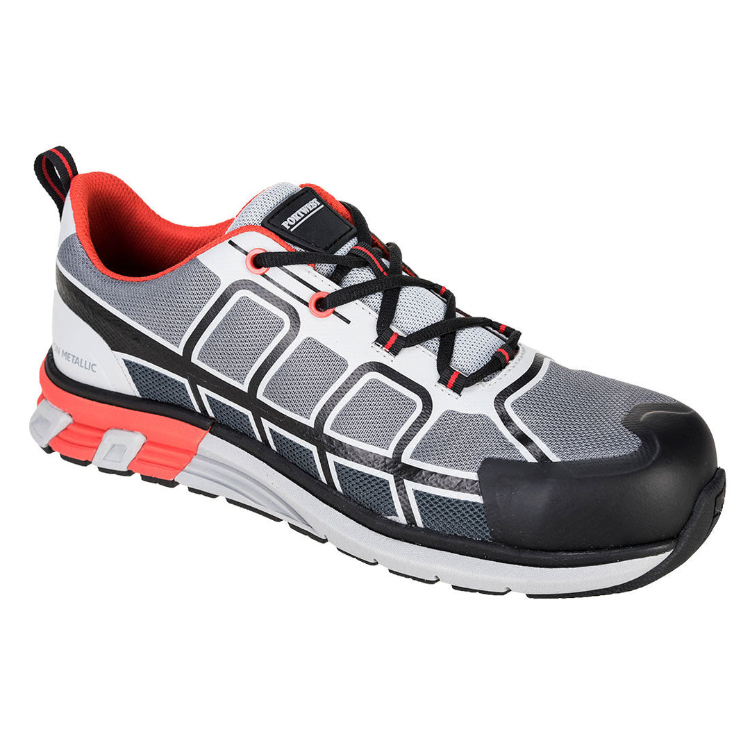 Portwest FT17 OlymFlex Barcelona SBP AE Trainers 1#colour_grey-black