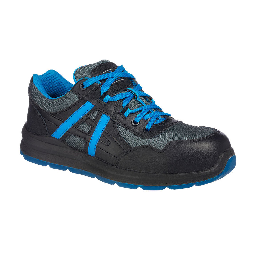 Portwest FT60 Portwest Compositelite Mersey Trainers S1P 1#colour_black-blue