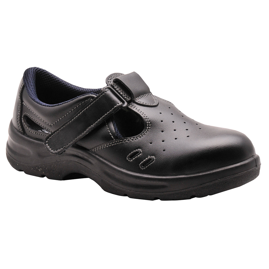 Portwest FW01 Steelite Safety Sandals S1 1#colour_black