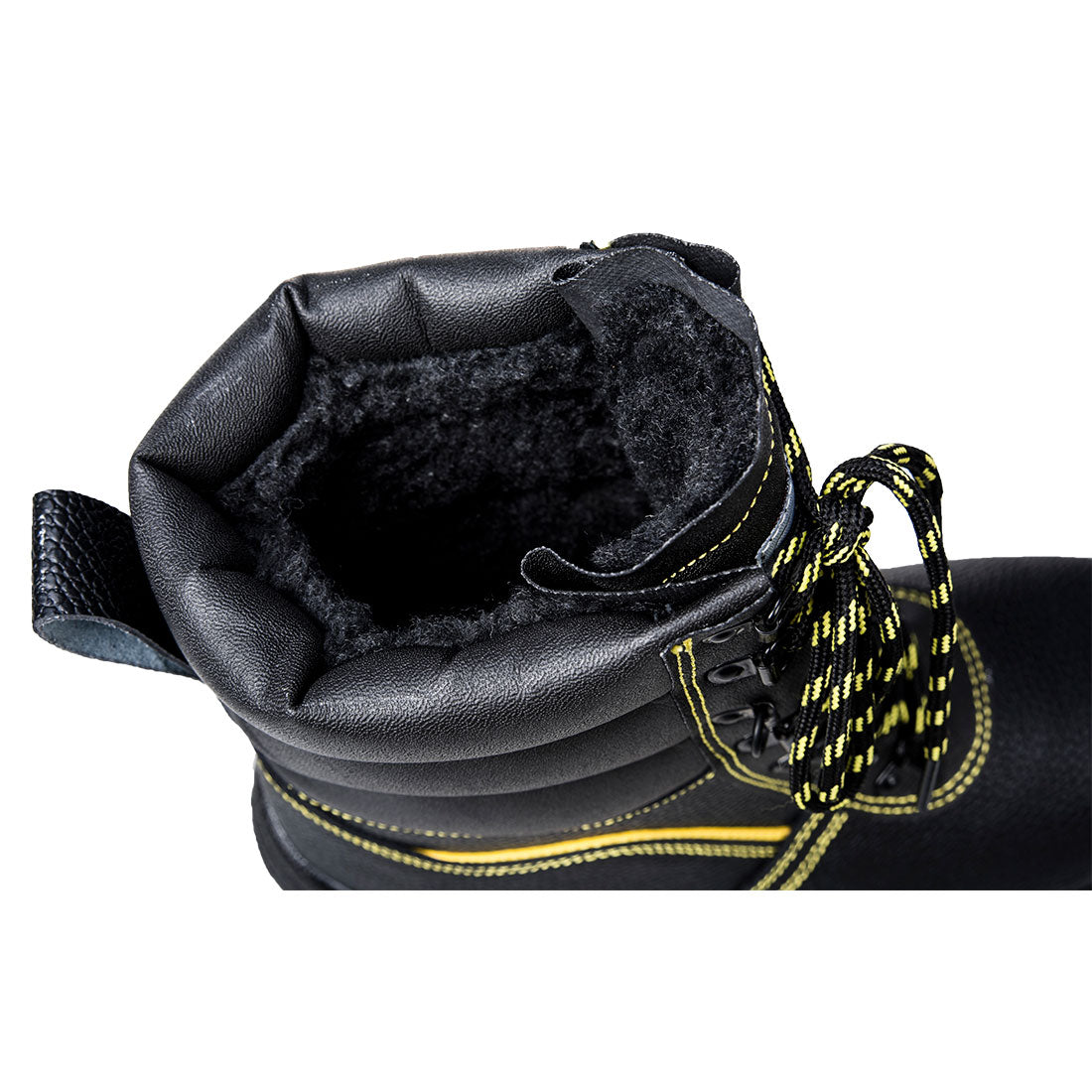 Portwest FW05 Steelite Fur Lined Protector Boots S3 CI 1#colour_black 2#colour_black