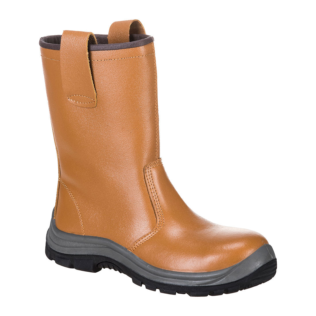 Portwest FW06 Steelite Rigger Boots S1P HRO (Unlined) 1#colour_tan