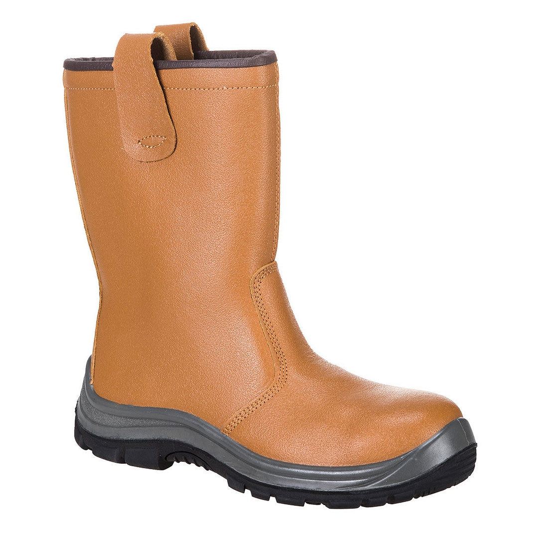 Portwest FW12 Steelite Rigger Boots S1P CI HRO 1#colour_tan