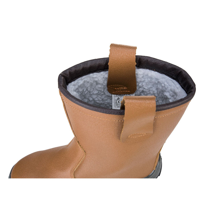 Portwest FW12 Steelite Rigger Boots S1P CI HRO 1#colour_tan 2#colour_tan