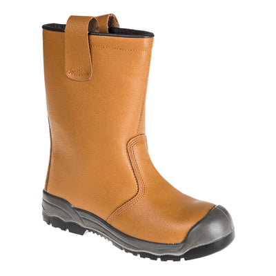 Portwest FW13 Steelite Rigger Boots S1P CI (With scuff cap) 1#colour_tan