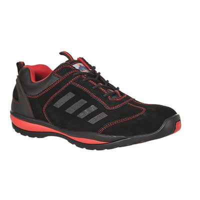 Portwest FW34 Steelite Lusum Safety Trainers S1P HRO 1#colour_red