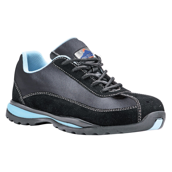 Portwest FW39 Steelite Ladies Safety Trainers S1P HRO 1#colour_black