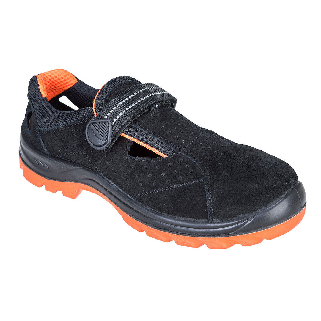 Portwest FW42 Steelite Obra Sandal S1 1#colour_black