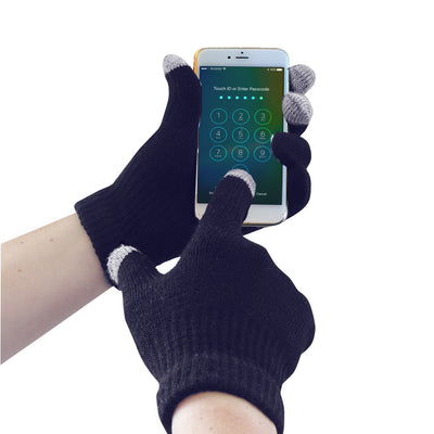 Portwest GL16 Touchscreen Knit Gloves 1#colour_navy