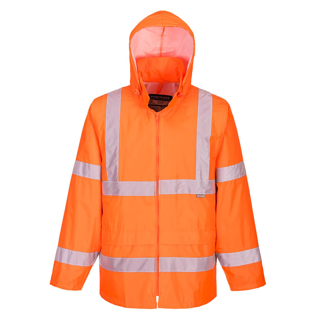 Portwest H440 Hi Vis Rain Jacket 1#colour_orange