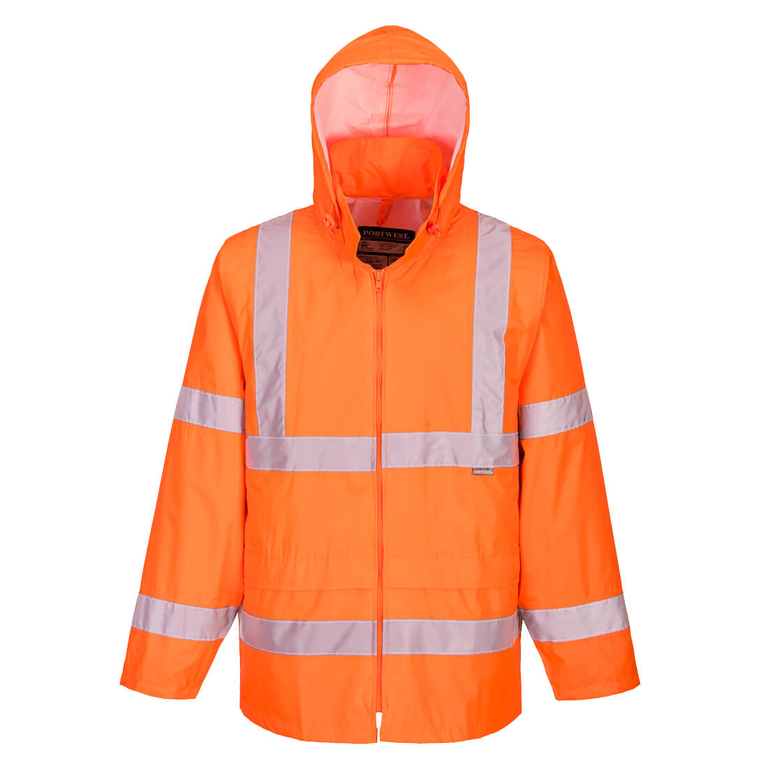 Portwest H440 Hi Vis Rain Jacket 1#colour_orange