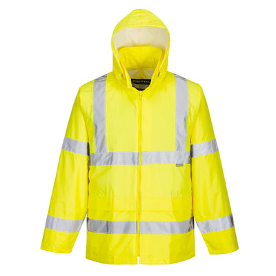 Portwest H440 Hi Vis Rain Jacket 1#colour_yellow