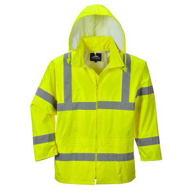 Portwest H440 Hi Vis Rain Jacket 1#colour_yellow 2#colour_yellow
