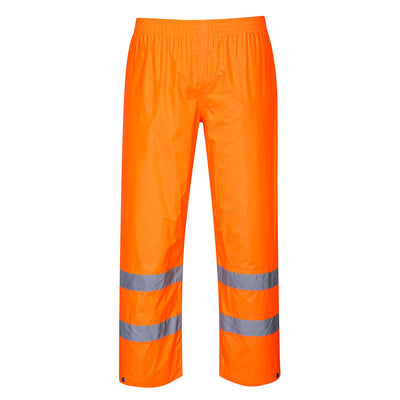 Portwest H441 Hi Vis Rain Trousers 1#colour_orange