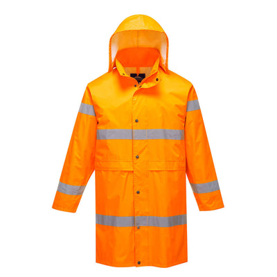 Portwest H442 Hi Vis Coat 100cm 1#colour_orange 2#colour_orange