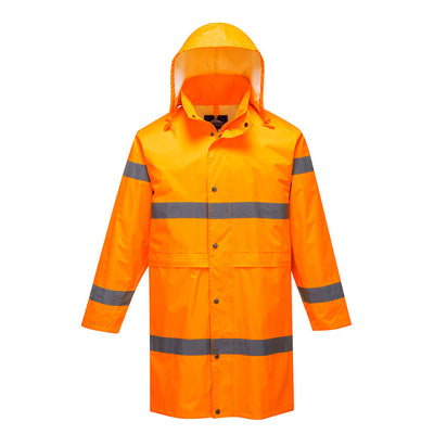 Portwest H442 Hi Vis Coat 100cm 1#colour_orange 2#colour_orange 3#colour_orange