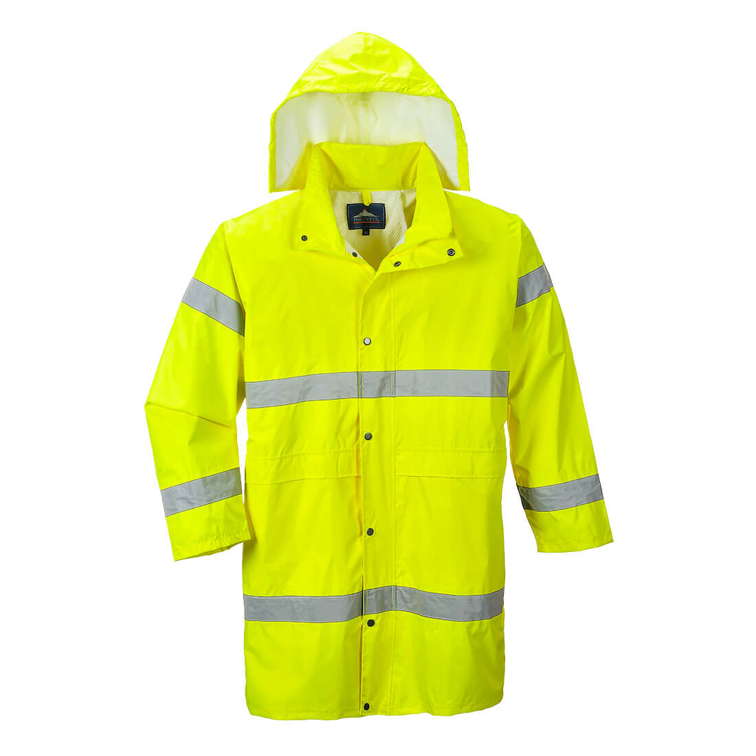 Portwest H442 Hi Vis Coat 100cm 1#colour_yellow 2#colour_yellow