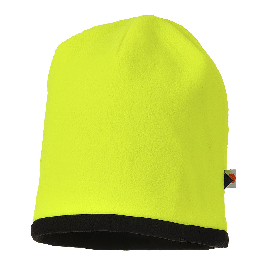 Portwest HA14 Reversible Hi Vis Beanie Hat 1#colour_yellow-black