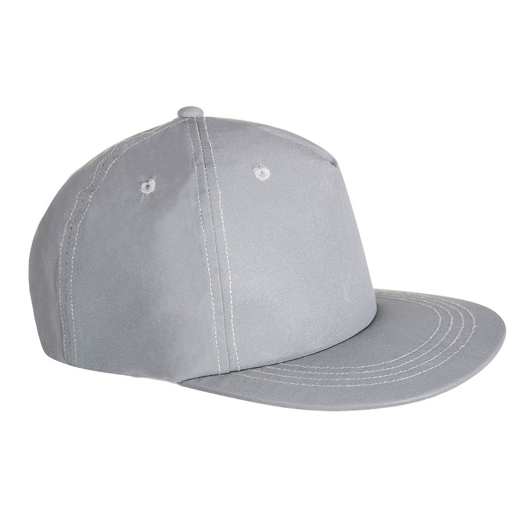 Portwest HB11 Reflective Baseball Cap 1#colour_silver