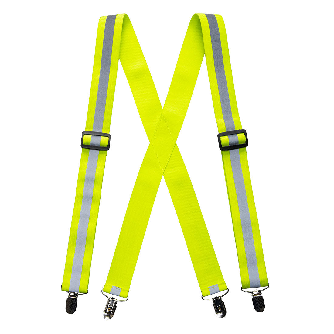 Portwest HV56 Hi Vis Trousers Braces 1#colour_yellow