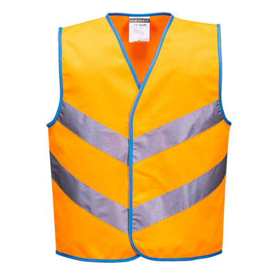Portwest JN15 Junior Colour Bright Hi Vis Vest 1#colour_orange