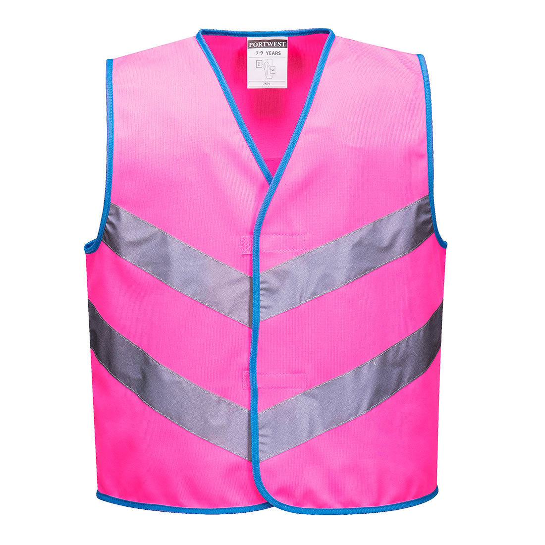 Portwest JN15 Junior Colour Bright Hi Vis Vest 1#colour_pink