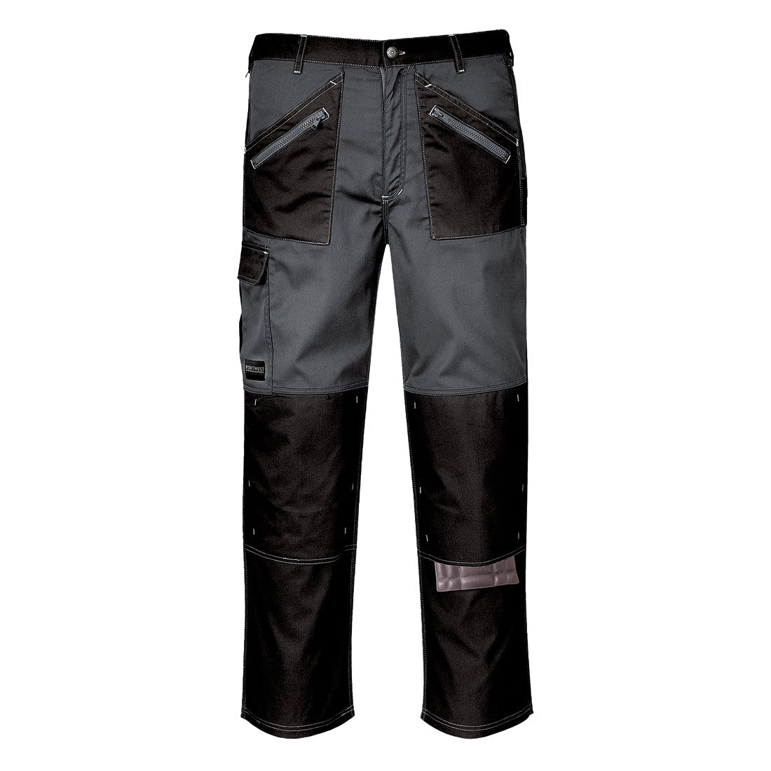 Portwest KS12 Chrome Trousers 1#colour_black-zoom-grey