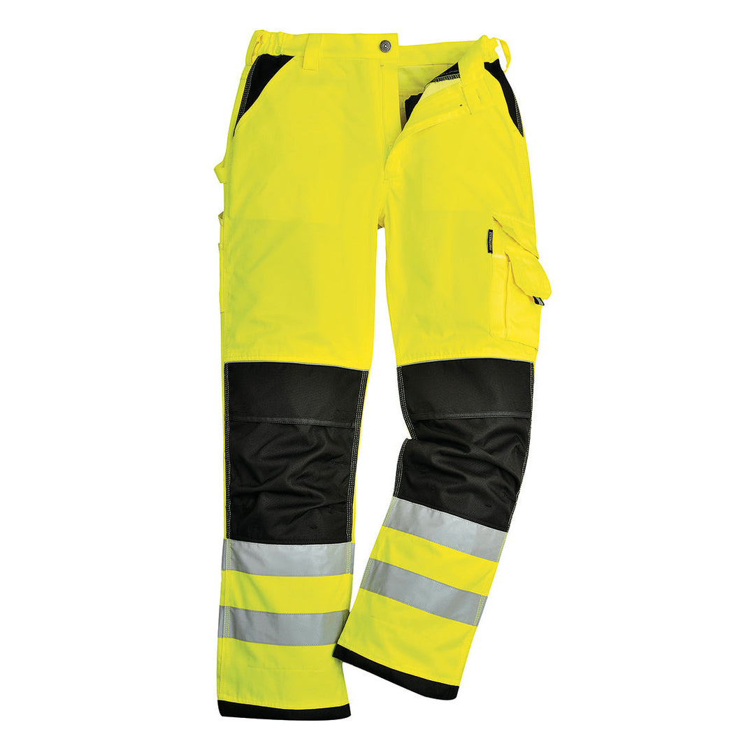 Portwest KS61 Xenon Hi Vis Trousers 1#colour_yellow