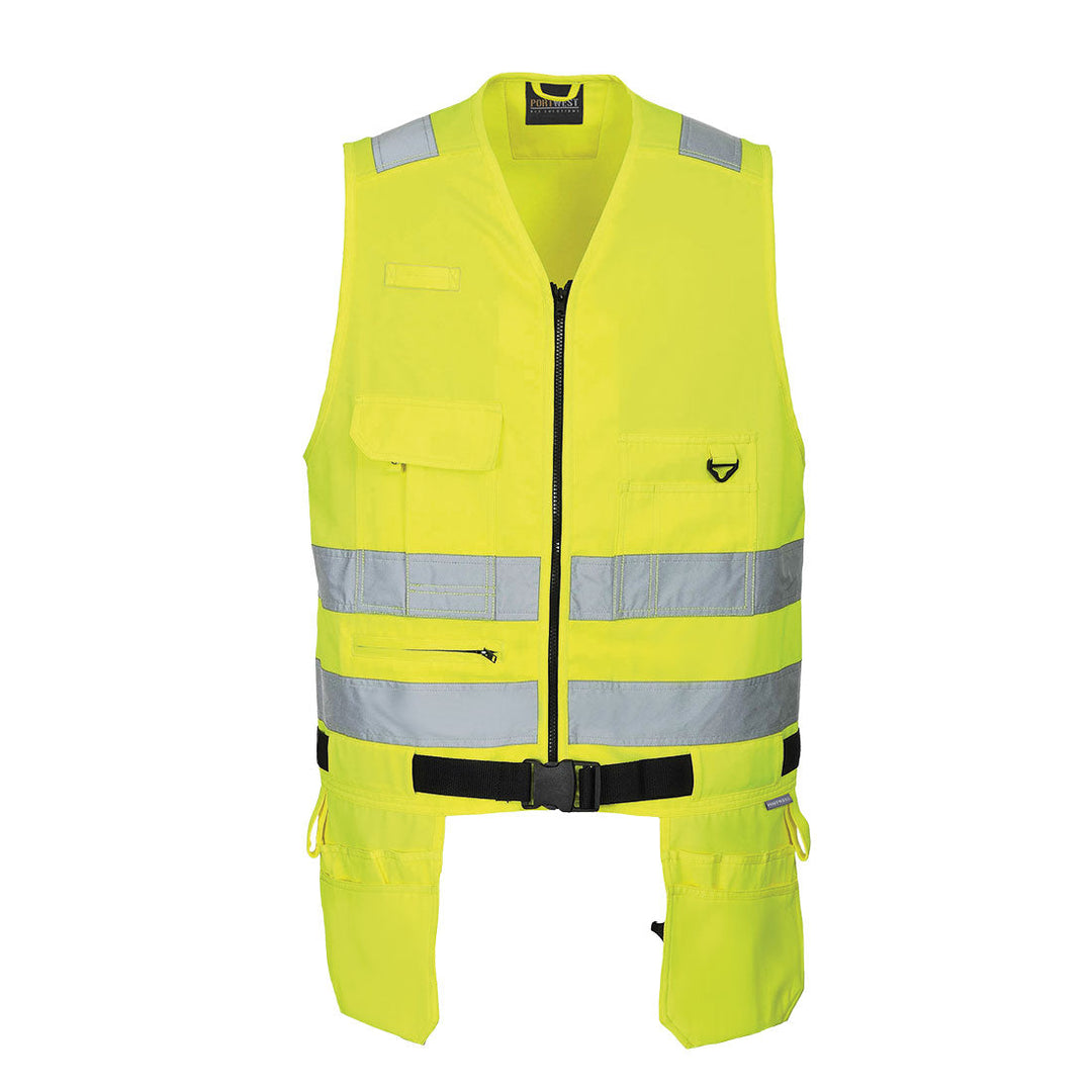 Portwest KS63 Xenon Hi Vis Toolvest 1#colour_yellow