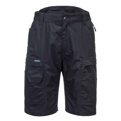 Portwest KX340 KX3 Ripstop Shorts 1#colour_black