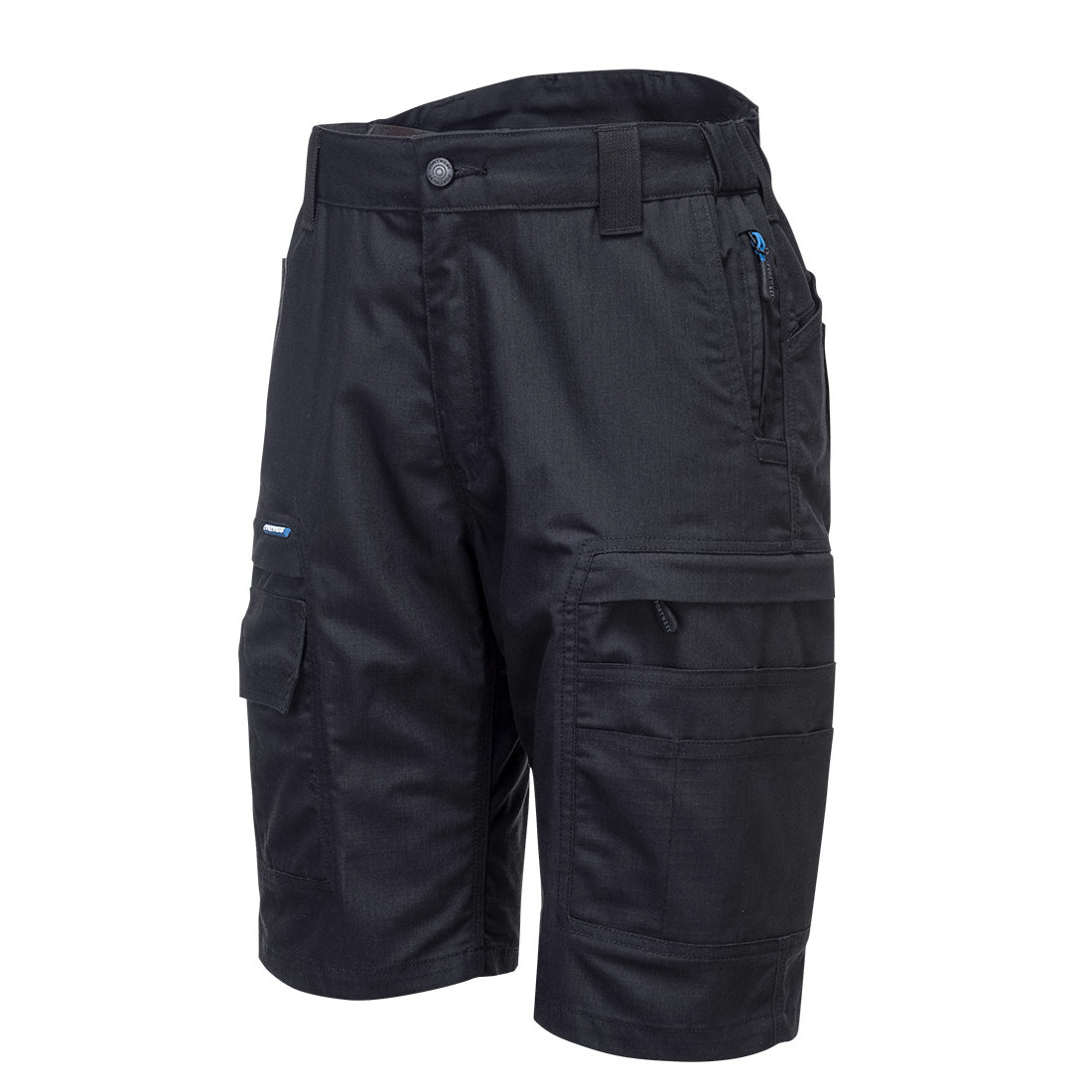 Portwest KX340 KX3 Ripstop Shorts 1#colour_black 2#colour_black