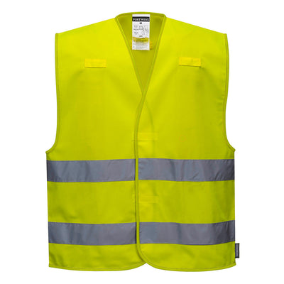 Portwest L474 Hi Vis Versatile Vest 1#colour_yellow 2#colour_yellow