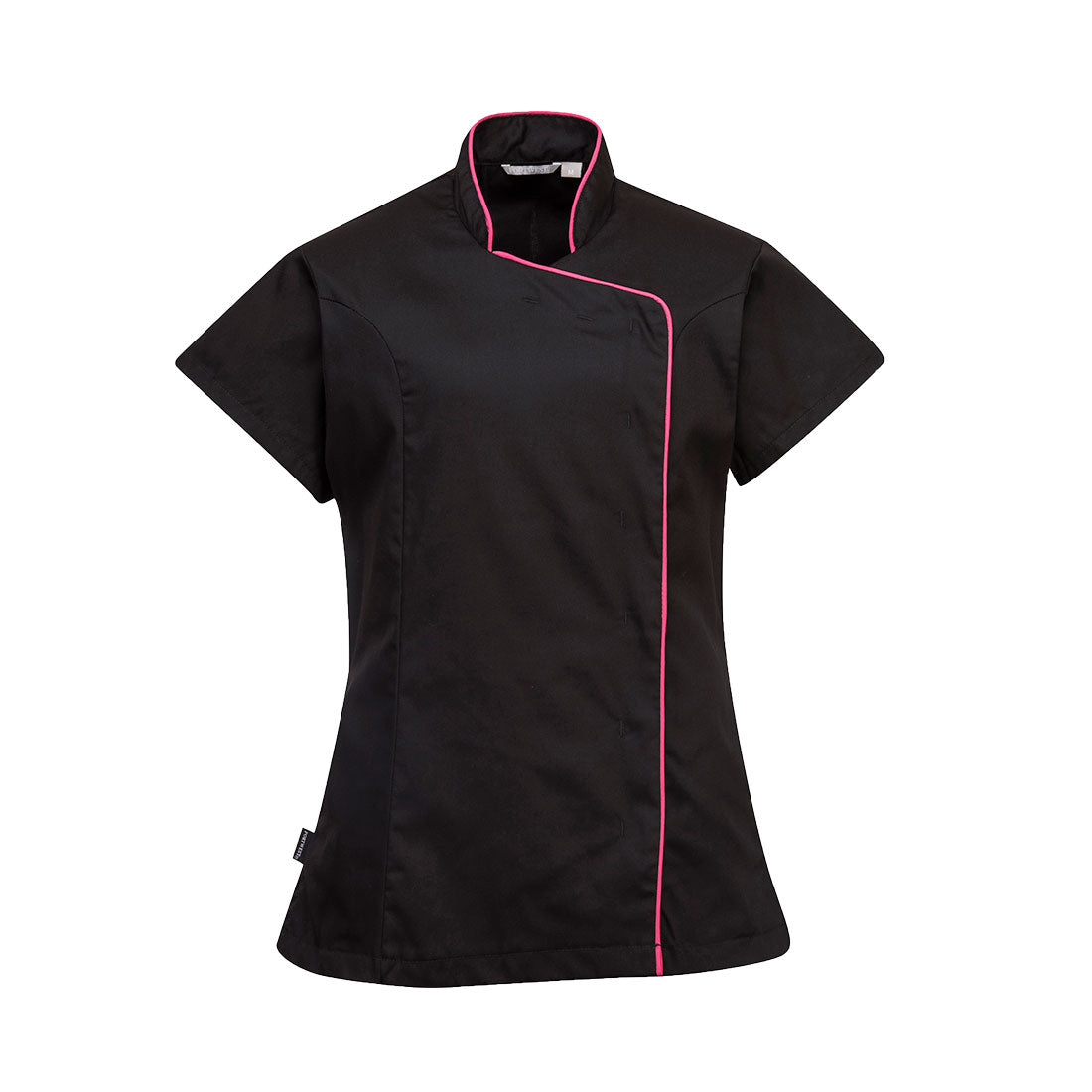 Portwest LW15 Ladies Wrap Tunic 1#colour_black