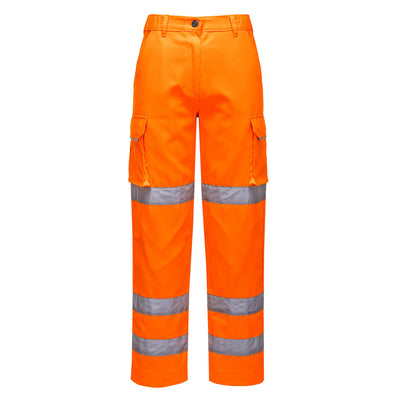 Portwest LW71 Ladies Hi Vis Trousers 1#colour_orange