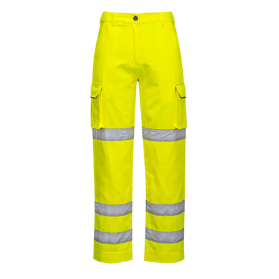 Portwest LW71 Ladies Hi Vis Trousers 1#colour_yellow