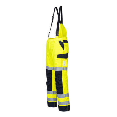 Portwest MV71 Modaflame Rain Multi Norm Arc Trousers 1#colour_yellow-navy 2#colour_yellow-navy