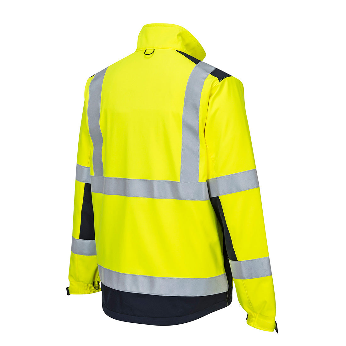 Portwest MV72 Modaflame Multi Norm Arc Softshell Jacket 1#colour_yellow-navy 2#colour_yellow-navy 3#colour_yellow-navy