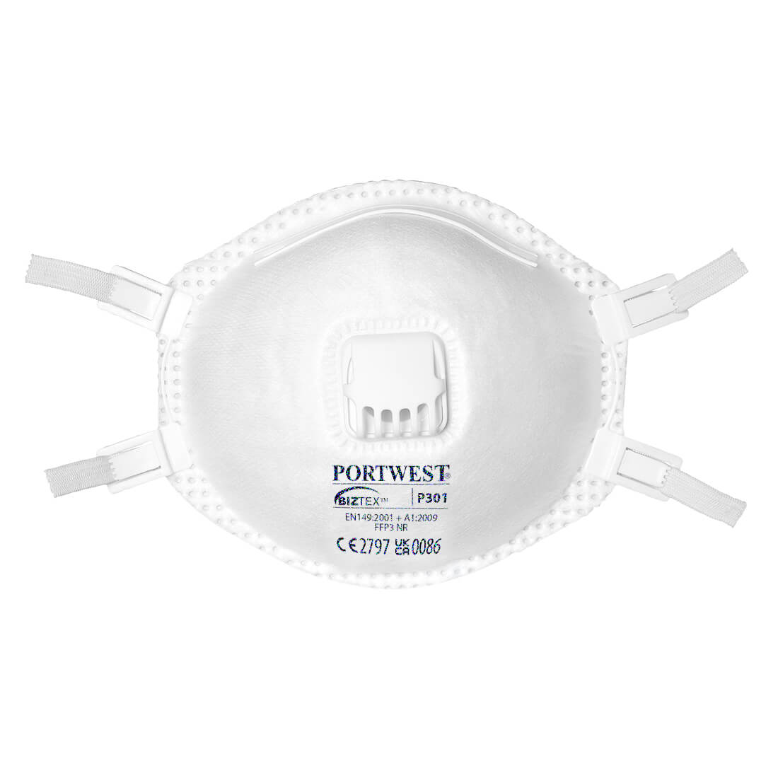 Portwest P301 FFP3 Valved Respirator 1#colour_white