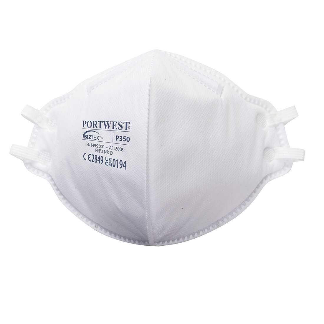 Portwest P350 FFP3 Dolomite Fold Flat Respirator 1#colour_white