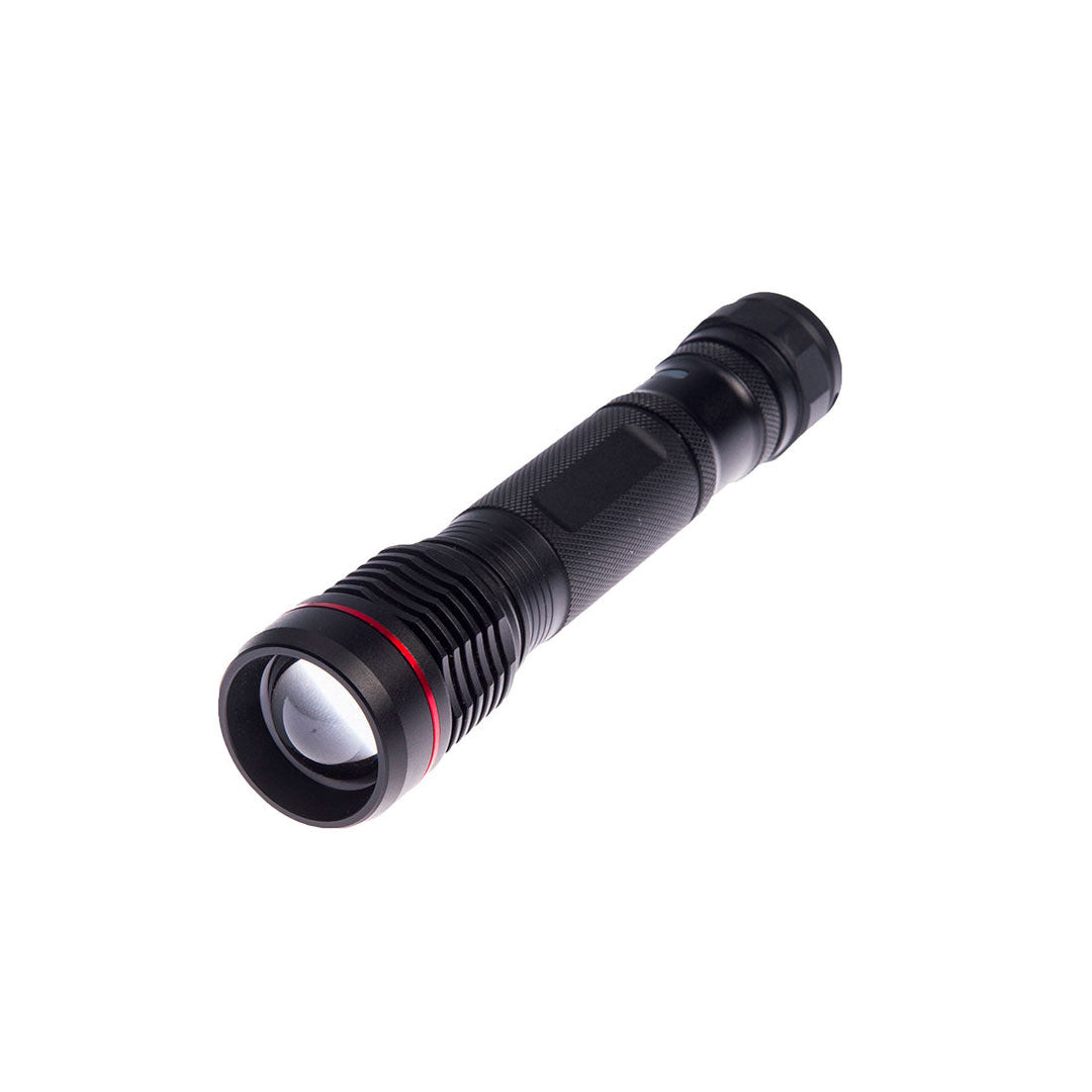 Portwest PA75 USB Rechargeable Torch 1#colour_black 2#colour_black