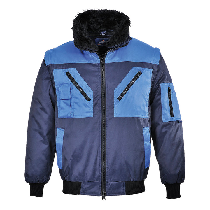 Portwest PJ20 Two Tone Pilot Jacket 1#colour_navy