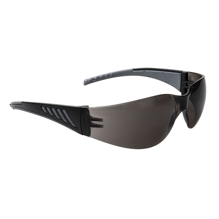 Portwest PR32 Wrap Around Pro Safety Glasses 1#colour_smoke 2#colour_smoke