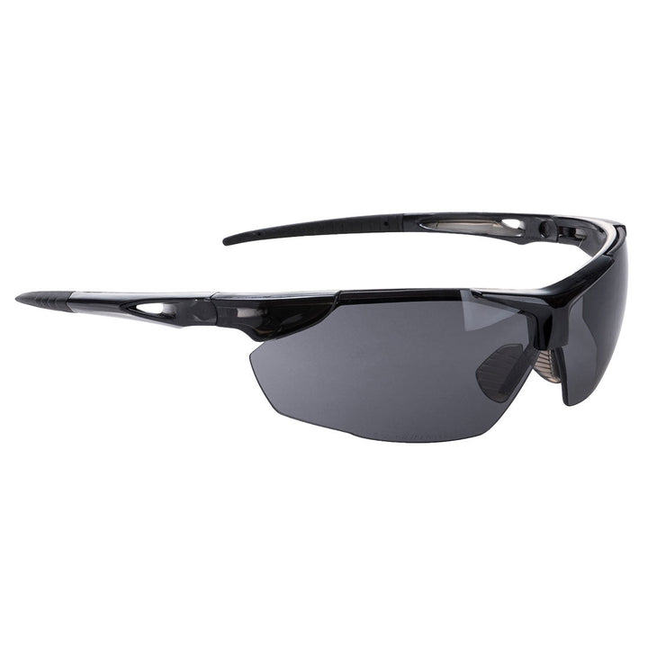 Portwest PS04 Defender Safety Glasses 1#colour_smoke