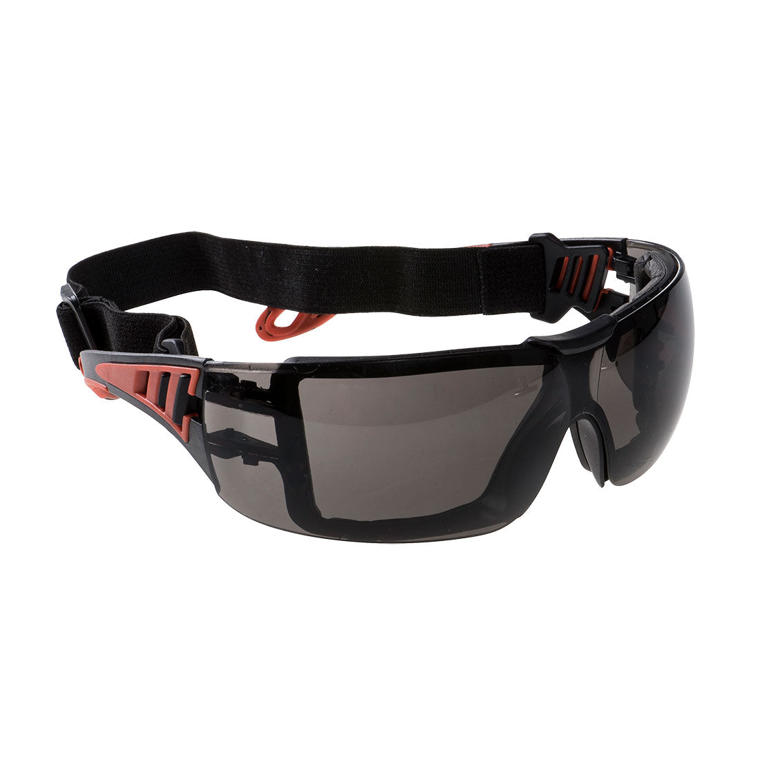 Portwest PS11 Tech Look Plus Safety Glasses 1#colour_smoke